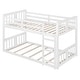 preview thumbnail 11 of 9, Twin Over Twin Size Wooden Bunk Bed with Ladder