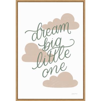 Boho Nursery IV by Becky Thorns Framed Canvas Art - 16 x 23-inch