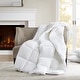 preview thumbnail 2 of 4, Croscill Signature White Dobby Cotton Down Alternative Comforter