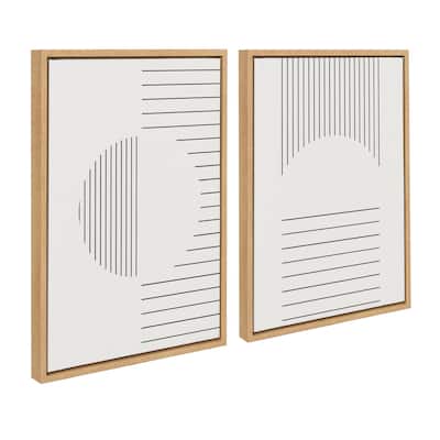 Kate and Laurel Sylvie Stripes Framed by The Creative Bunch Studio
