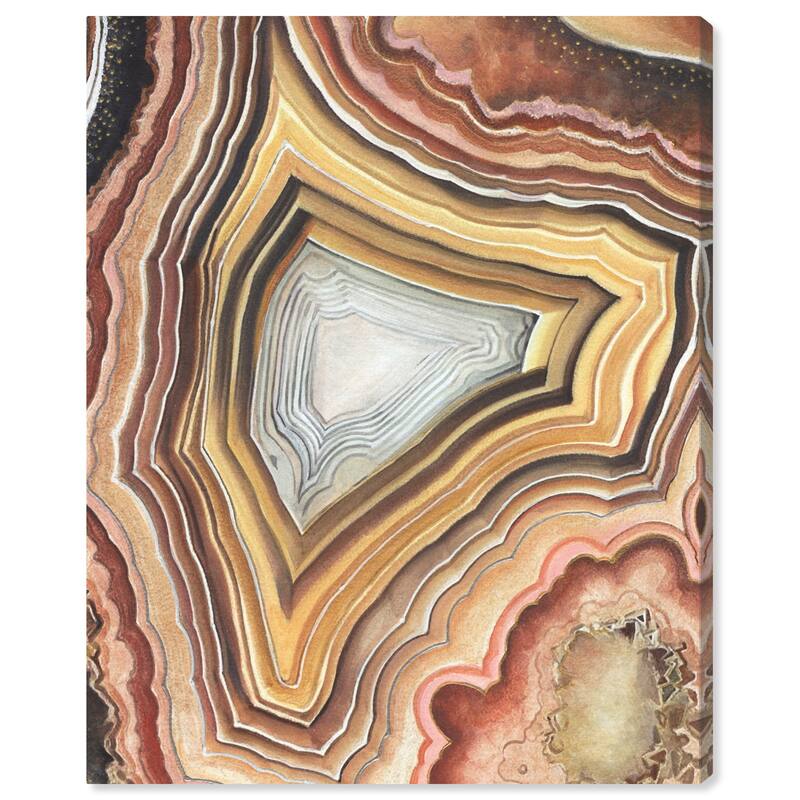 Wynwood Studio Canvas Abstract Gold Inspired Gold and Modern & Contemporary Wall Art Canvas Print