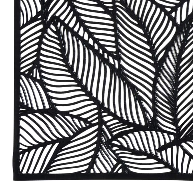 Home Details 4 Pack Pear Leaf Laser Cut Placemat