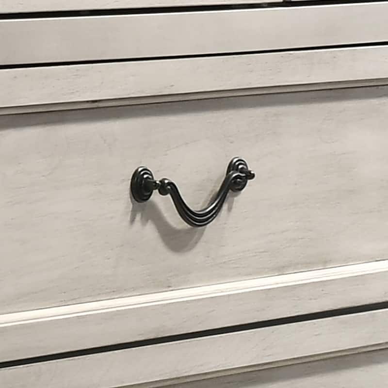 Roundhill Furniture Maderne Traditional Wood 5-Drawer Chest