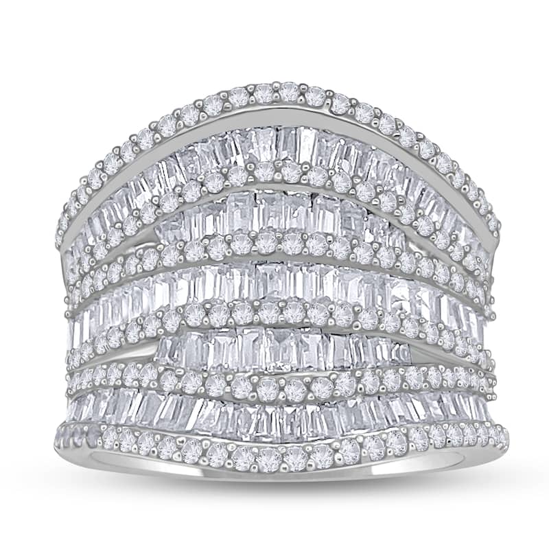 2 Cttw Natural Diamond Ring 14KT White Gold - 7