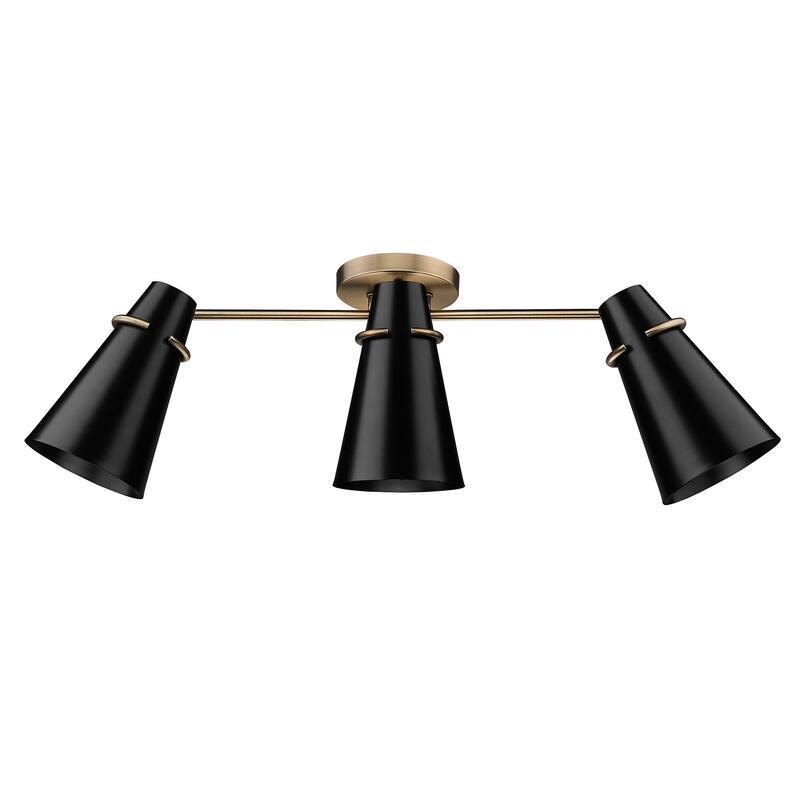 Reeva 3 Light Semi-Flush