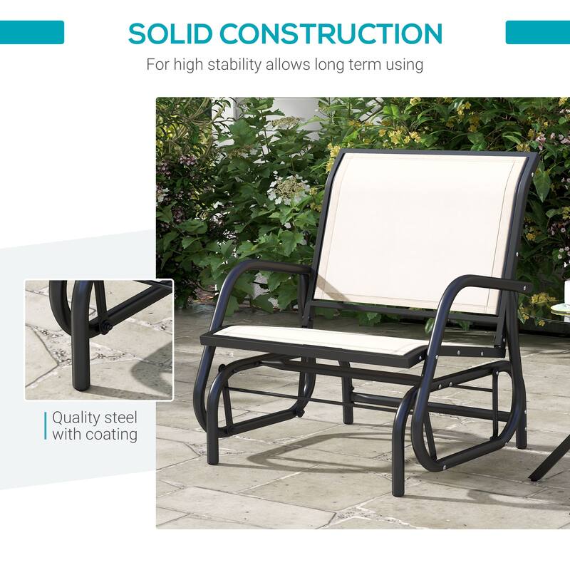 Outsunny Porch Glider (Excluding the table)