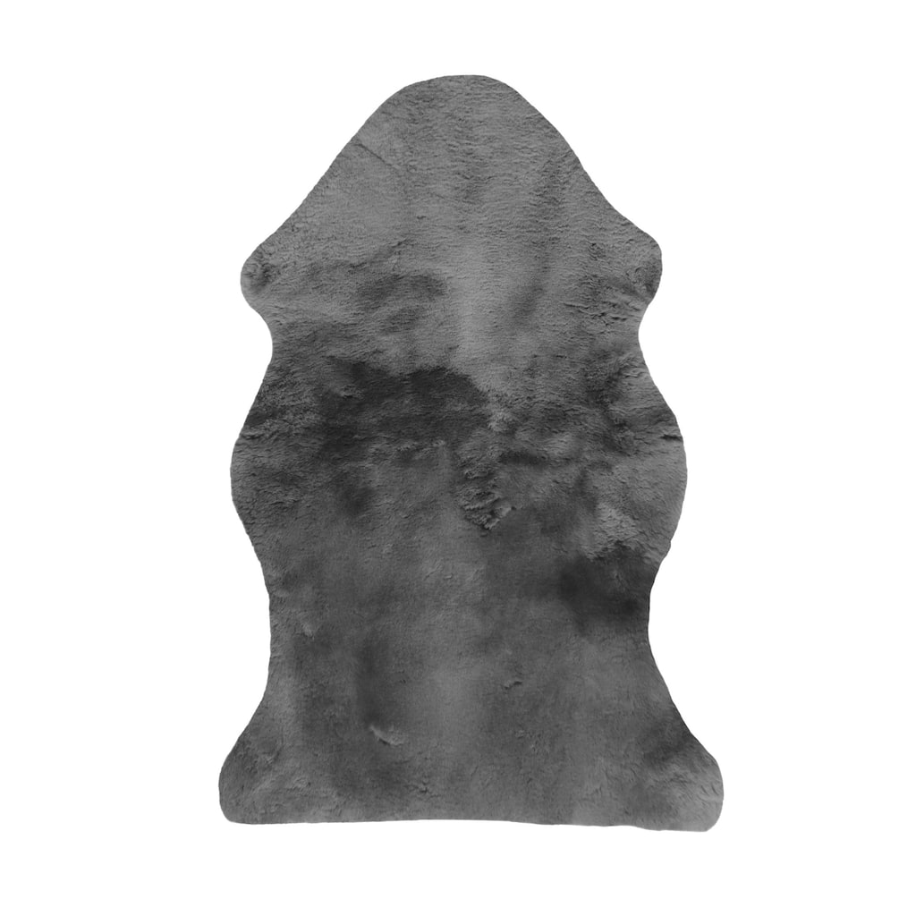 HomeRoots Charcoal Plain Weave Solid Color Throw