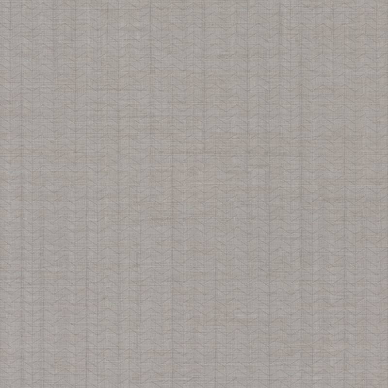 Warner Magnitude Pewter Chevron Wallpaper