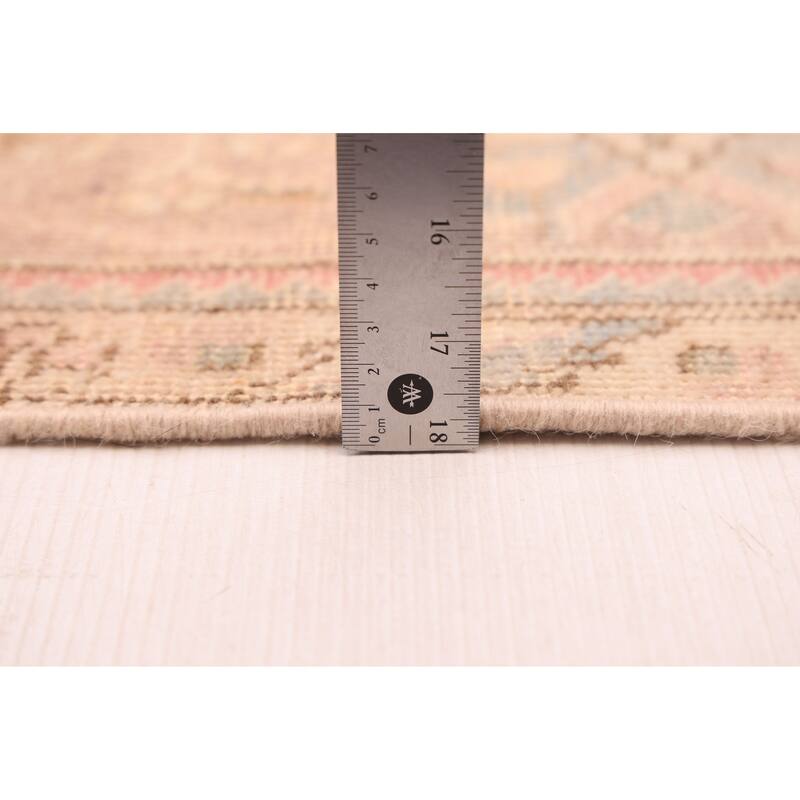 ECARPETGALLERY Hand-knotted Antalya Vintage Pink Wool Rug - 6'5 x 9'0