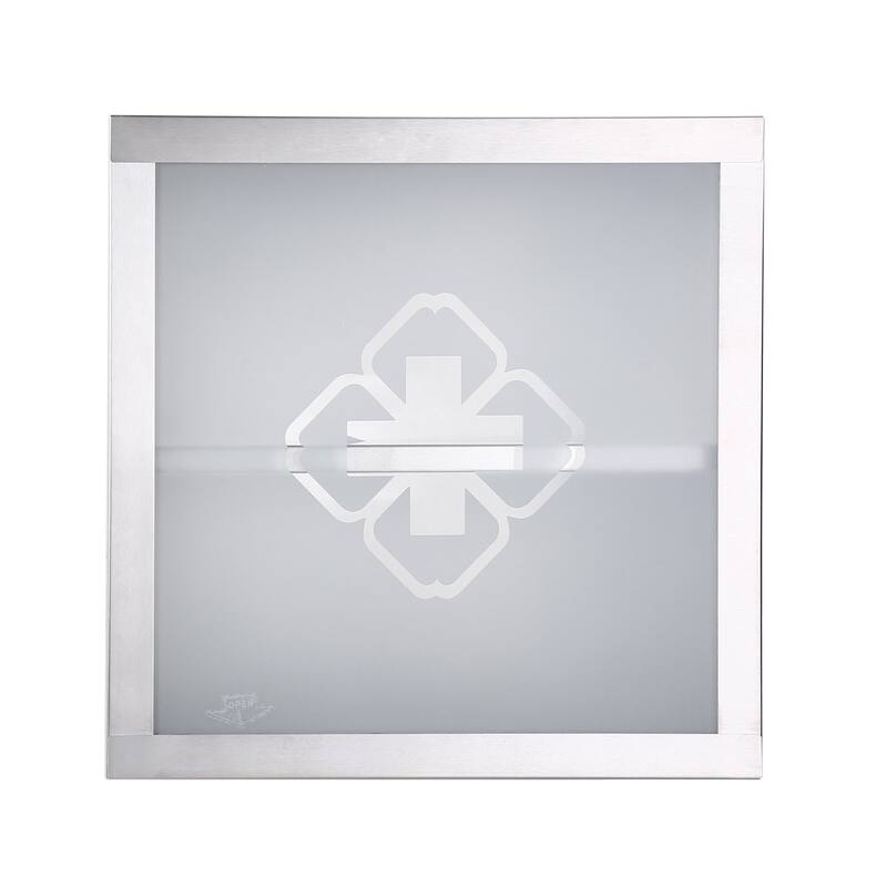 Stainless Steel Medicine Cabinets 11.75" Square Medicine Cabinet with Mounting Hardware Renovators Supply