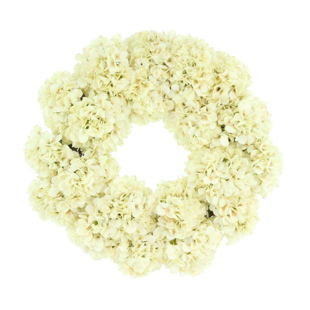 24" Hydrangea Wreath