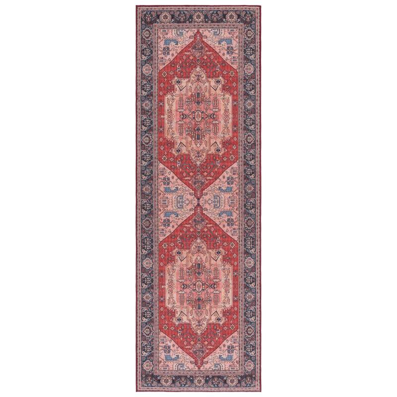 SAFAVIEH Tucson Machine Washable Slip Resistant Nevada Traditional Rug