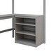 preview thumbnail 12 of 15, Twin Size Loft Bed with Built-in Shelves and Desk , Sturdy Pine Wood Frame for Space-Saving and Multi-functional Use