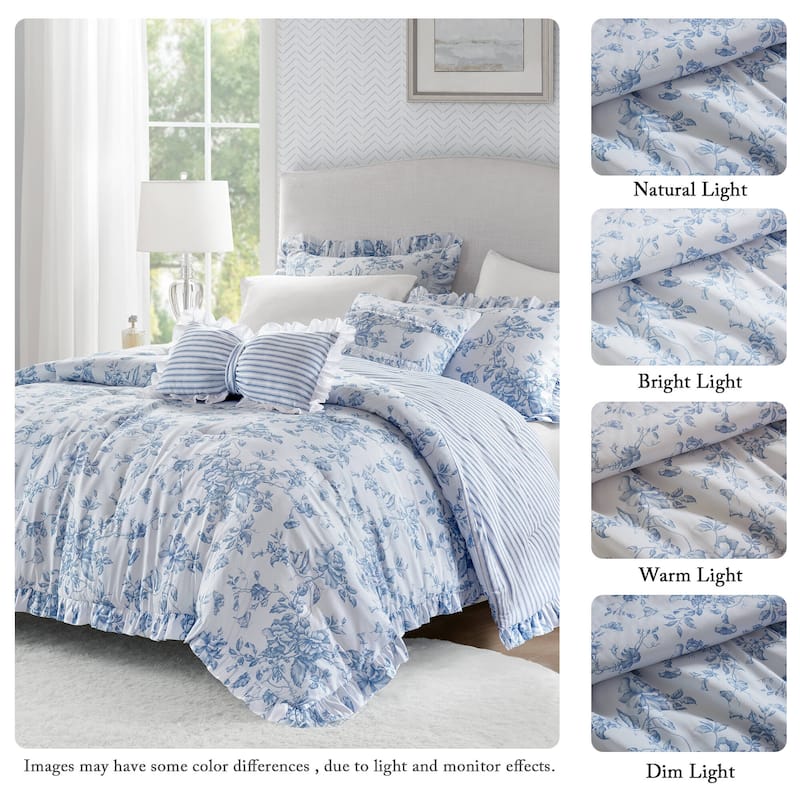 Madison Park Essentials Adele Comforter Set with Decorative Pillows