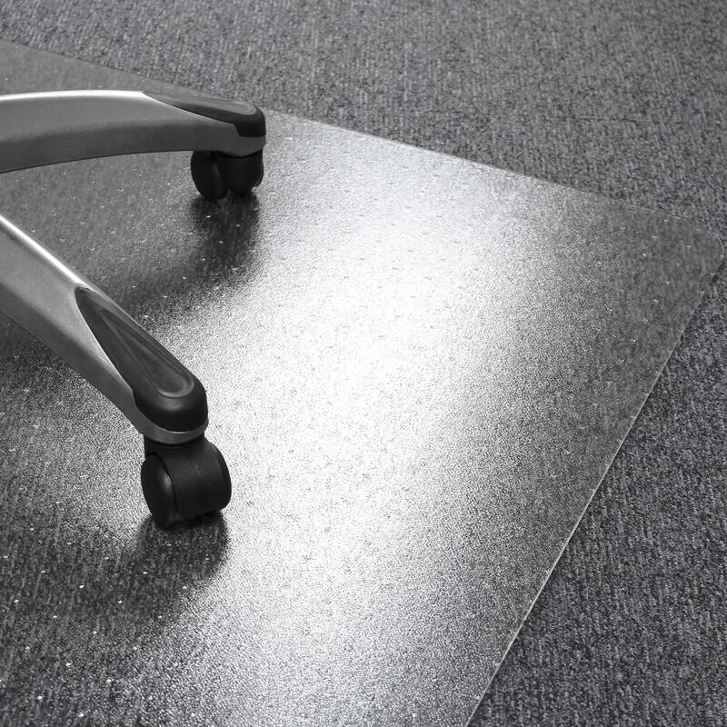 Valuemat® Plus Polycarbonate Rectangular Chair Mat for Low Pile Carpets - 36" x 48"