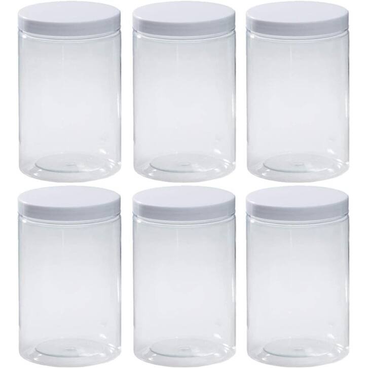 Clear Plastic Jars - Clear