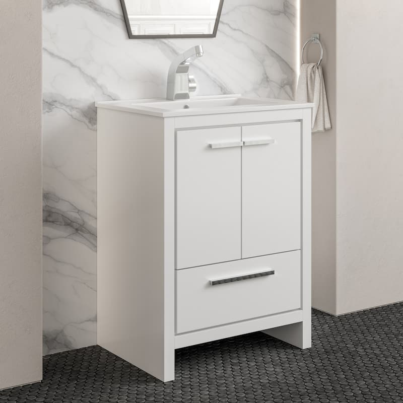 Swiss Madison SM-BV730 Virage 24" Free Standing Single Basin Vanity