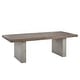 preview thumbnail 7 of 11, Blake Reclaimed Wood and Concrete Dining Table by iNSPIRE Q Artisan - Brown