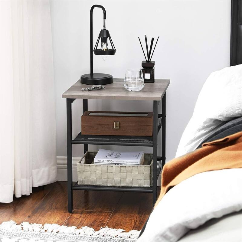 Nightstand Set of 2 Side Tables