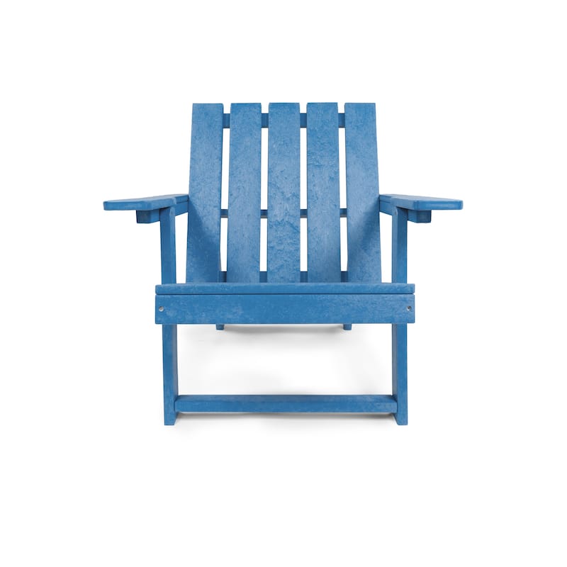Amalfi Fully Assembled All-Weather HDPE Outdoor Folding Modern Adirondack Chair