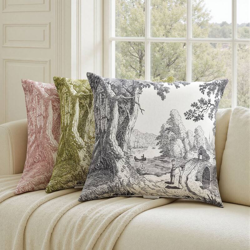 StyleCraft Reverie Toile Pillow