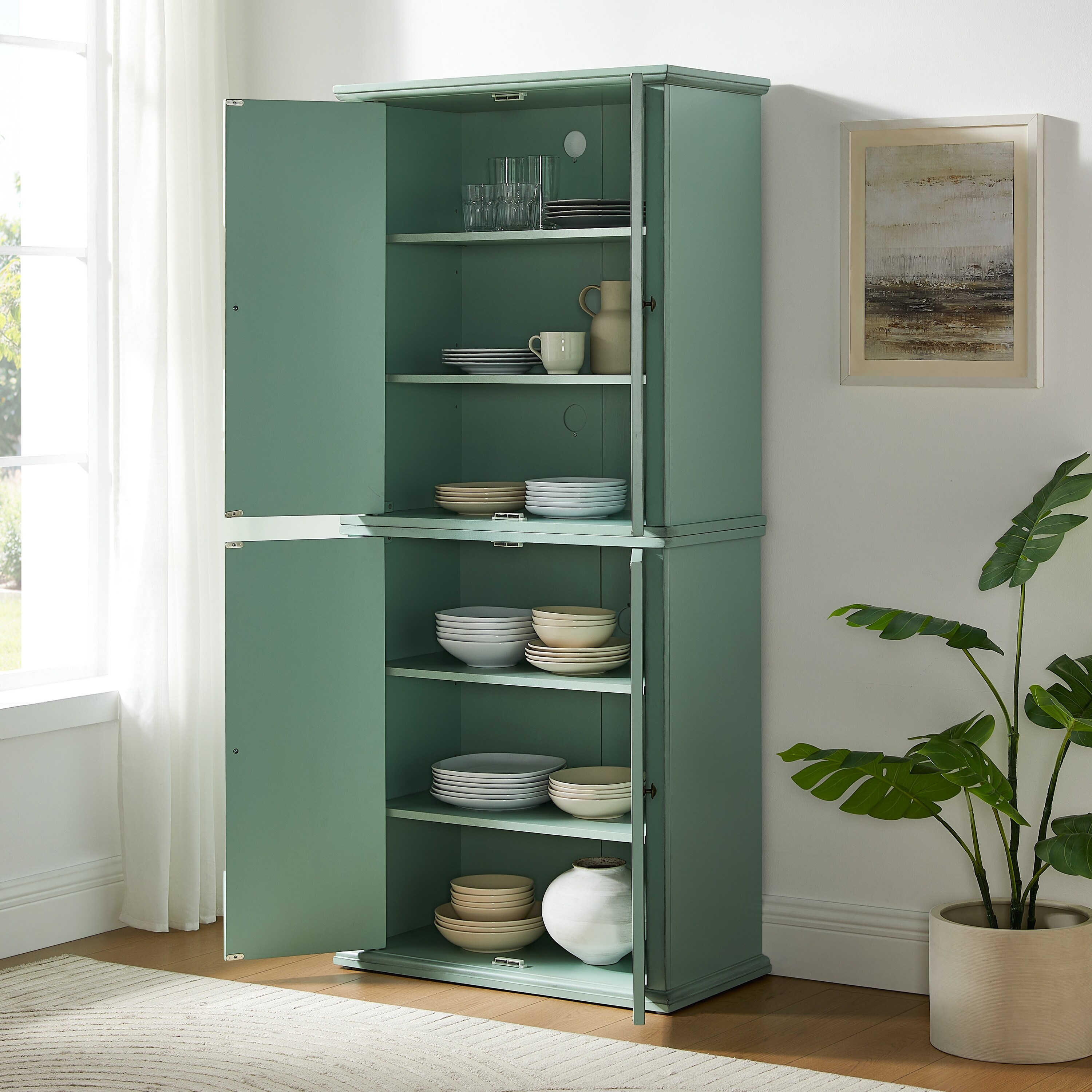 Crosley Holbrook Kitchen Storage Pantry Cabinet - Overstock - 43447131