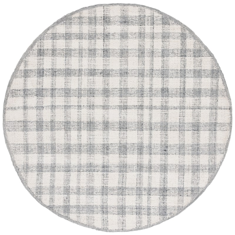 SAFAVIEH Handmade Abstract Zilia Checkered Wool Rug