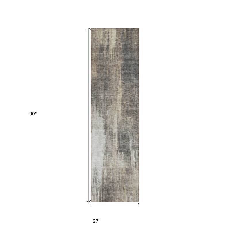 Calu Artistic Abstract Weather Resistant Classic Meets Modern Outdoor Rug