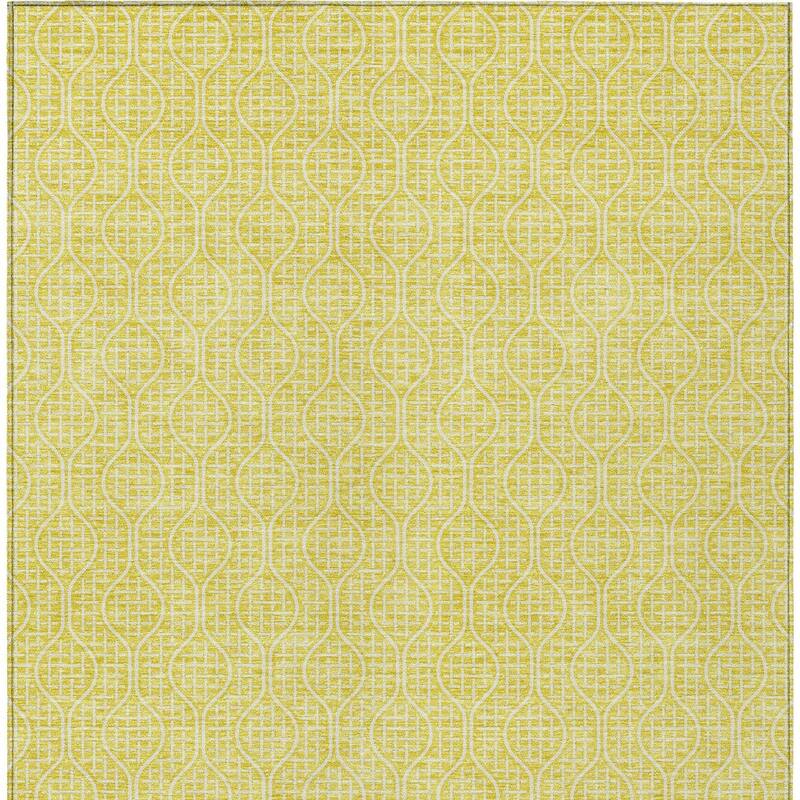 HomeRoots Geometric Transitional Rectangle Outdoor Rug