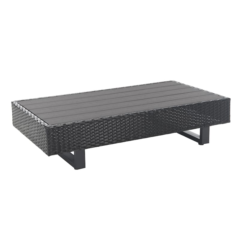 SAFAVIEH Outdoor Ladina 6-Piece Patio Conversation Set - 91"Wx26"Dx28"H