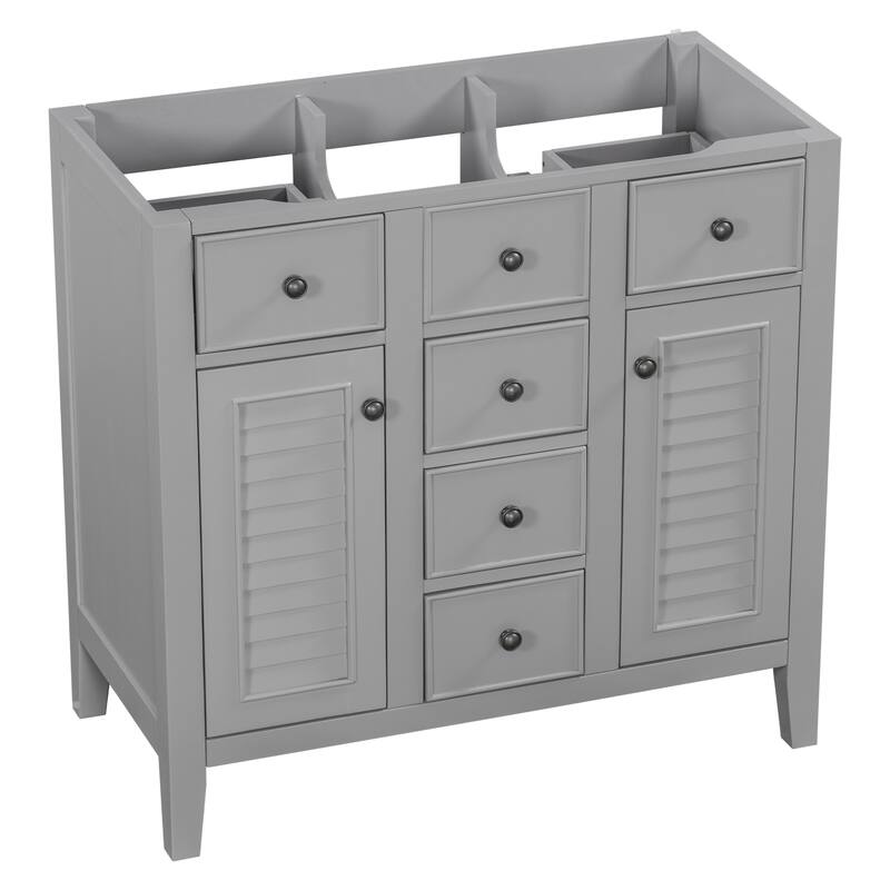 Modern Bathroom Vanity without Sink, Cabinet Base Only