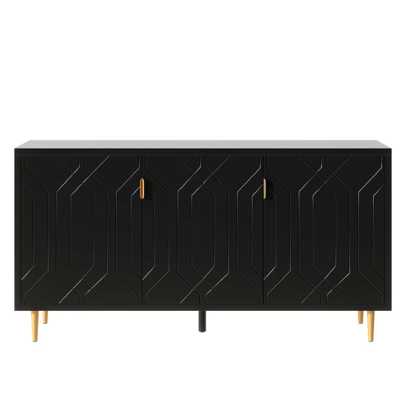 TV Stand for TV up to 70 inch with Adjustable Shelves