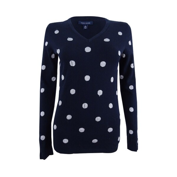 Tommy hilfiger polka dot sweater clearance