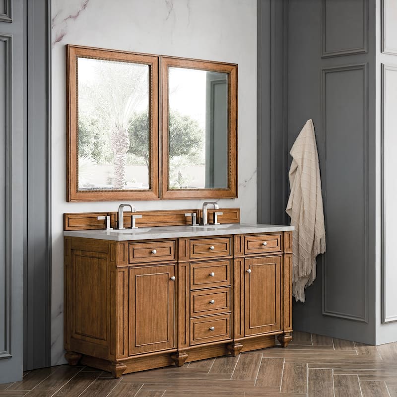 James Martin Vanities 157-V60D-FVSL Bristol 60" Free Standing Double