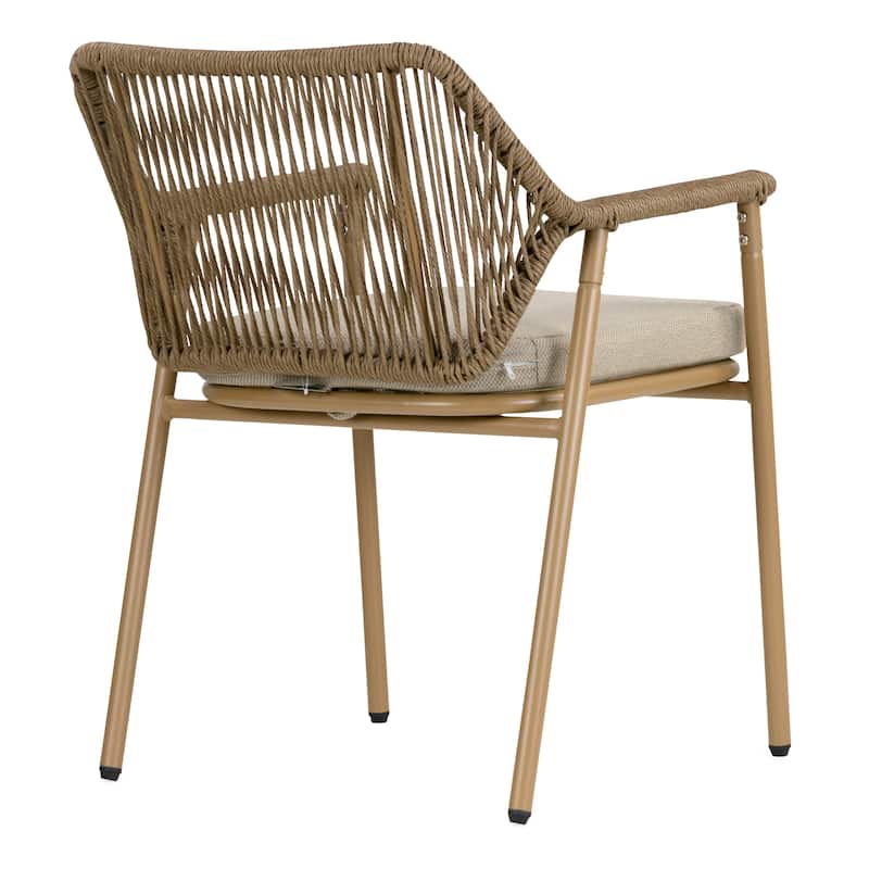 Bisera Brown Outdoor Dining 6 Seats Set