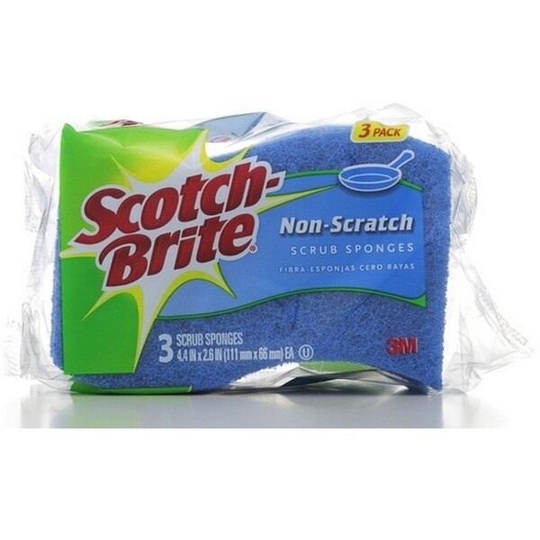 Scotch-Brite Scotch-Brite Non Scratch Scrub Sponge 3 ea