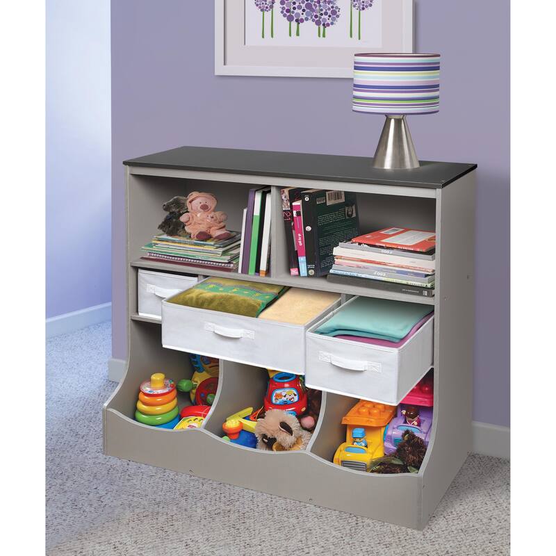 Taylor & Olive Lantana Combo Bin Storage Unit with Three Baskets
