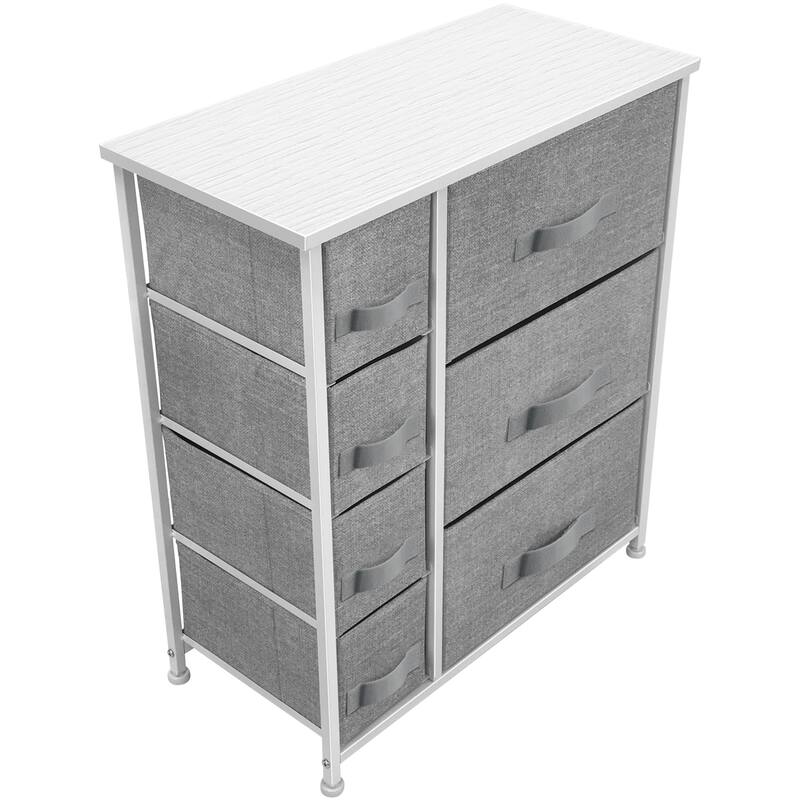 7-drawer Storage Dresser - White