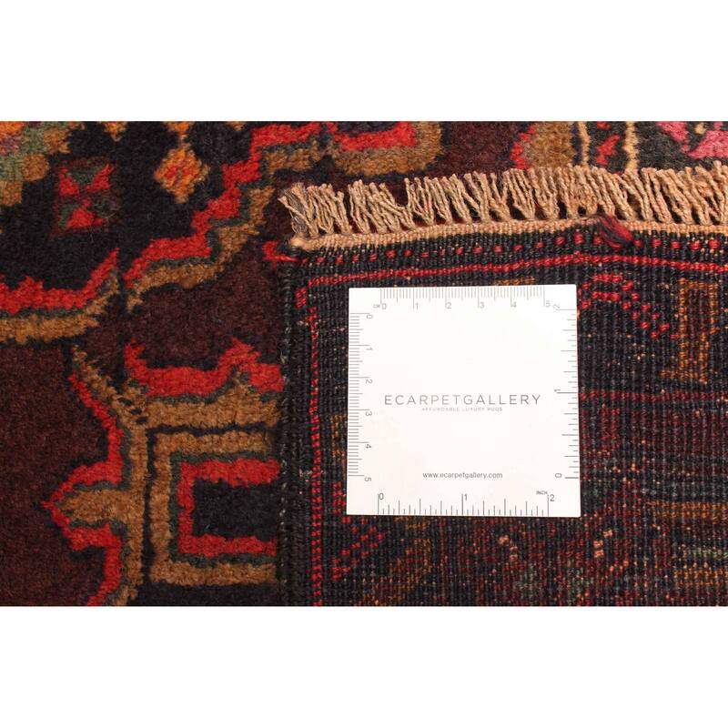 ECARPETGALLERY Hand-knotted Teimani Dark Navy Wool Rug - 2'11 x 4'9