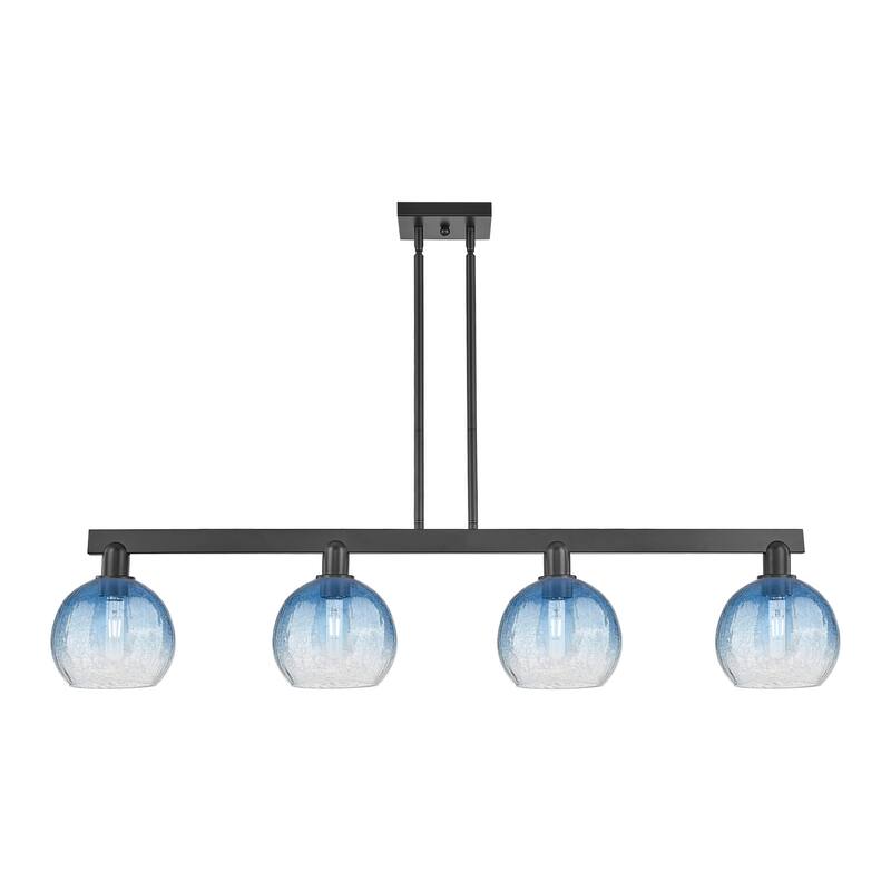 Innovations Lighting Urban Downtown - Brookhaven Globe - 4 Light 48" Stem Hung Island Light