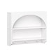 preview thumbnail 2 of 4, Kids Curve Appeal Wall Shelf with 3 Hooks – White