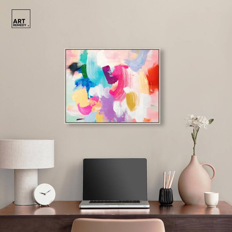 Pigment Play II Canvas by Art Remedy