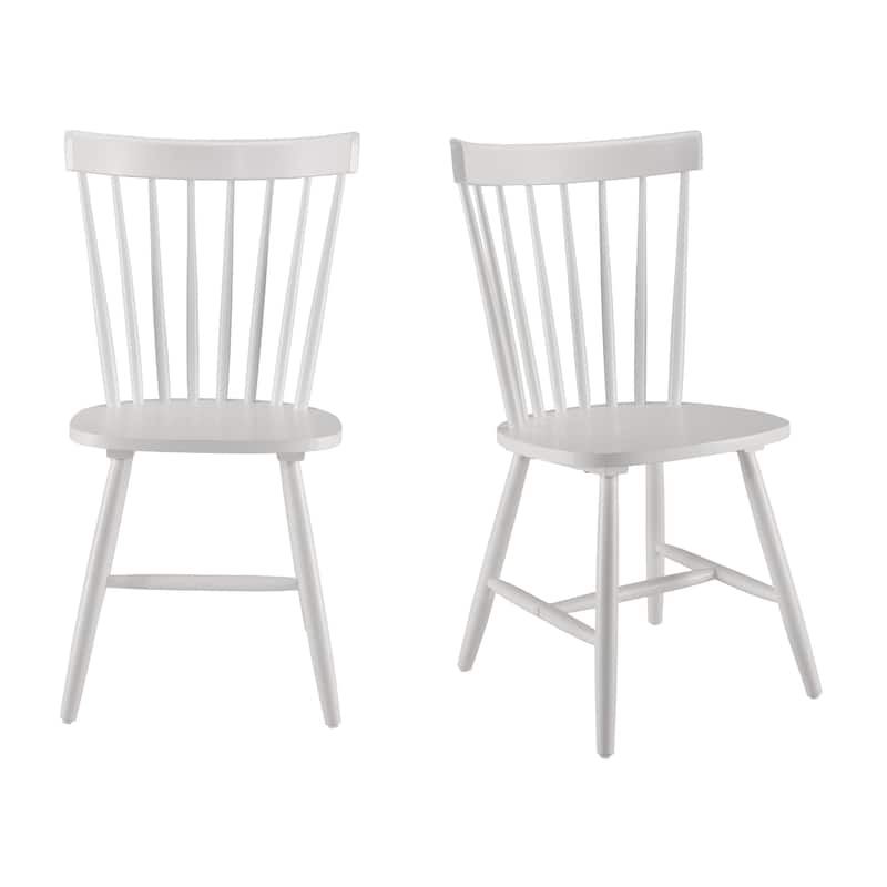 Bush Furniture Windsor High Back Spindle Dining Chairs - Set of 2