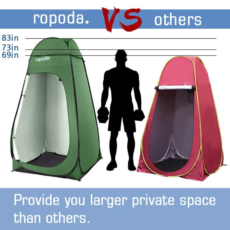 Portable Pop-Up Tent, Privacy Changing Room & Shower Shelter