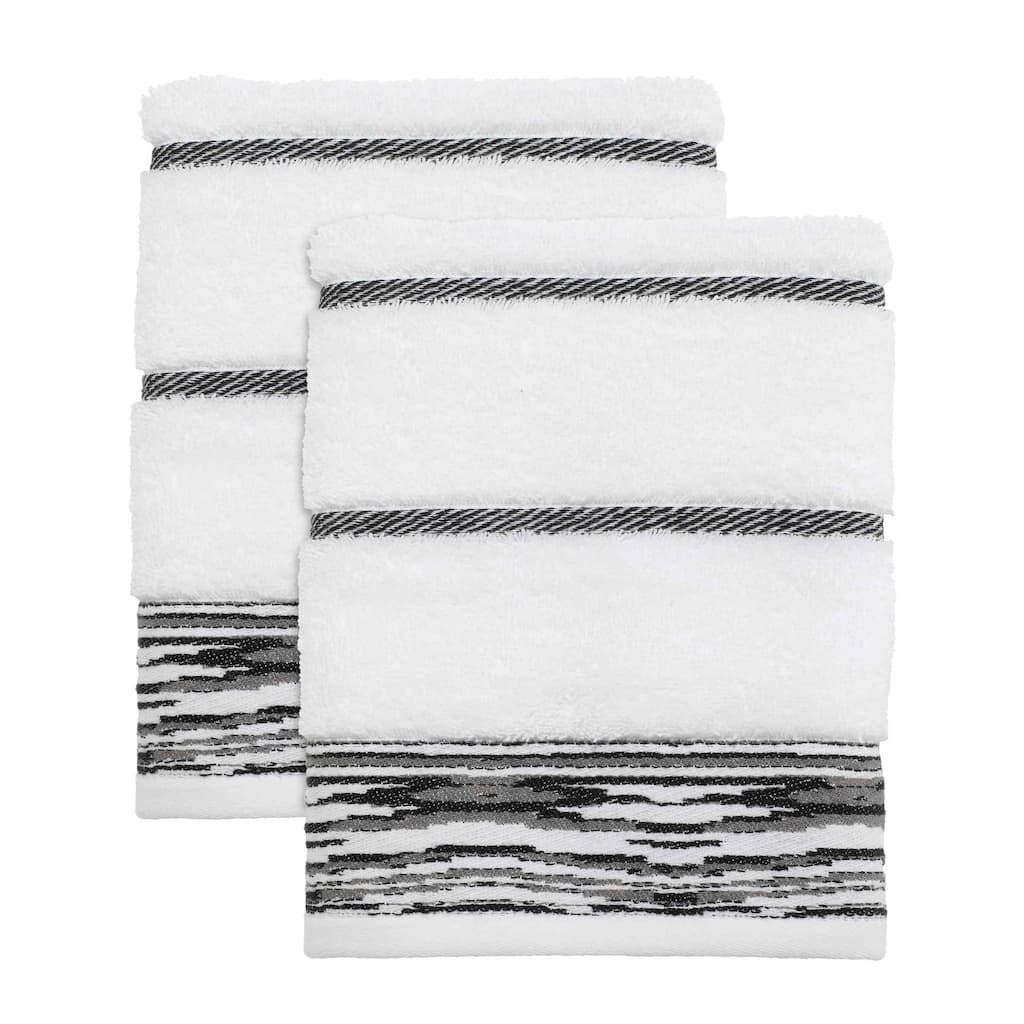 Nicole Miller Sydney 2-Pack Hand Towel Set - Hand Towel 2pk Set