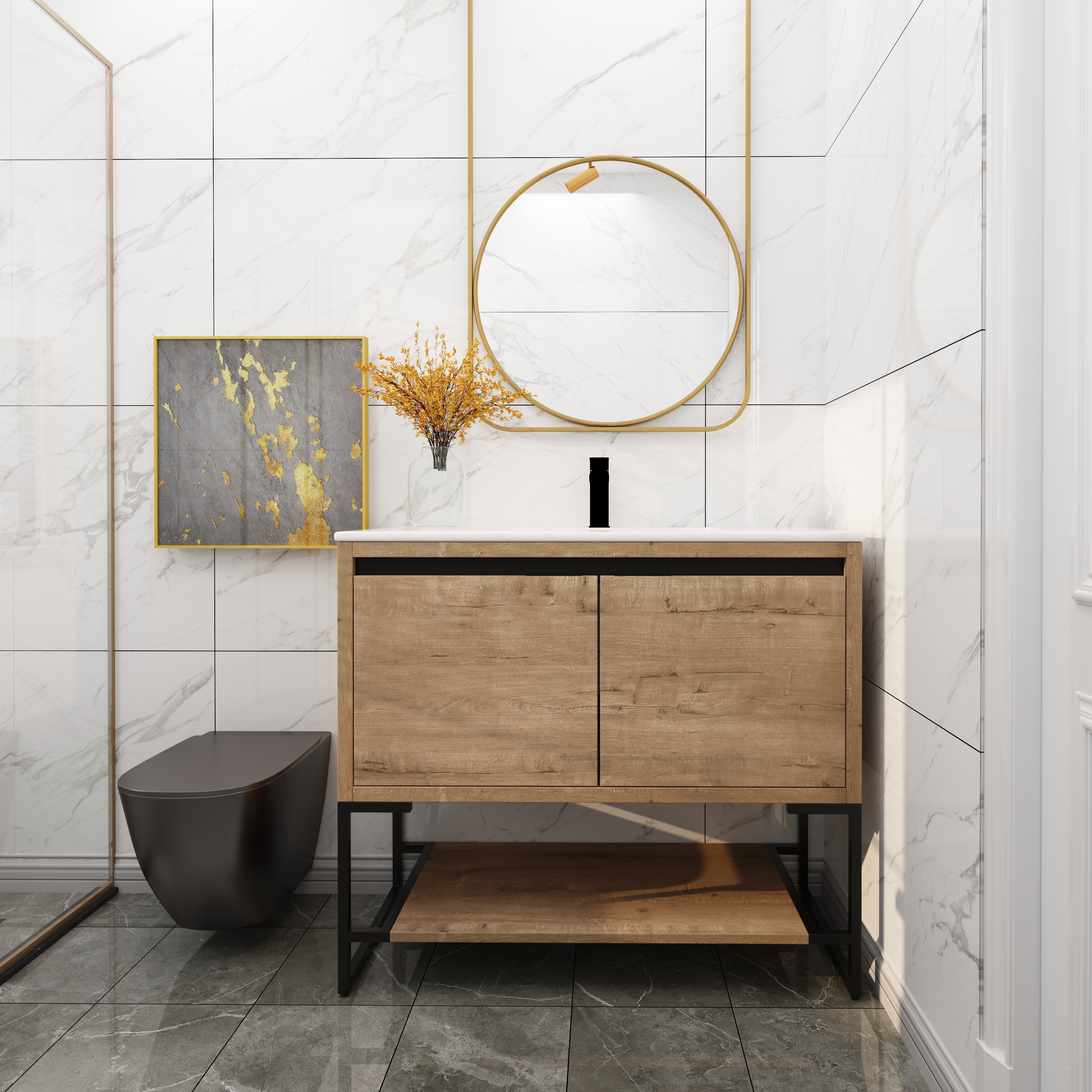 40 inch tall bathroom vanity deals