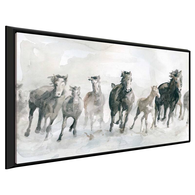 "Running Wild" by Carol Robinson Print on Floating Canvas