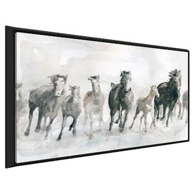 "Running Wild" by Carol Robinson Print on Floating Canvas