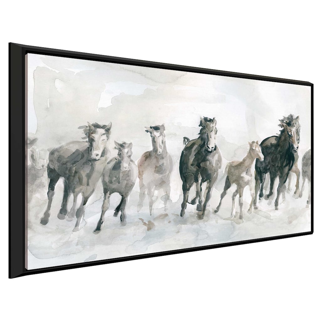 "Running Wild" by Carol Robinson Print on Floating Canvas