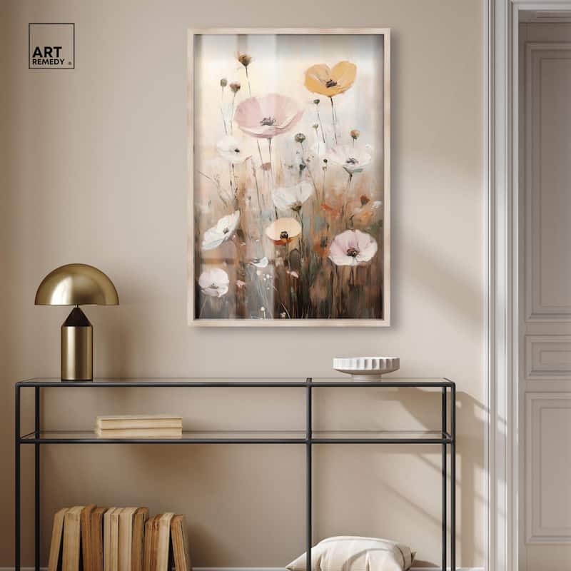Delicate Flowers in Bloom Shadowbox by Art Remedy